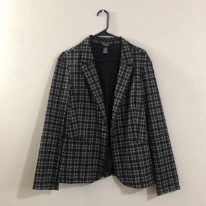 soho plaid blazer